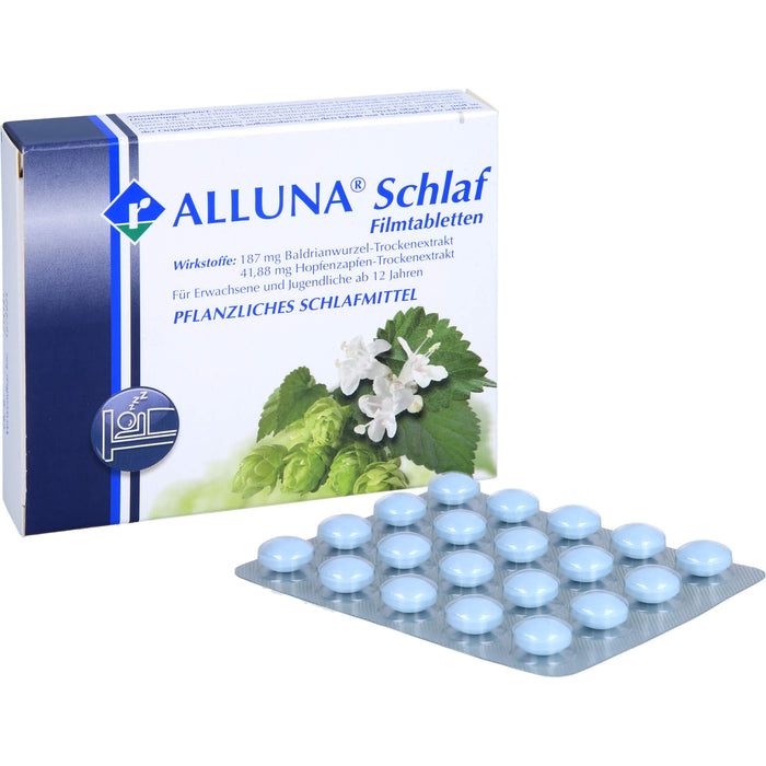 ALLUNA Schlaf Filmtabletten, 20 pc Tablettes