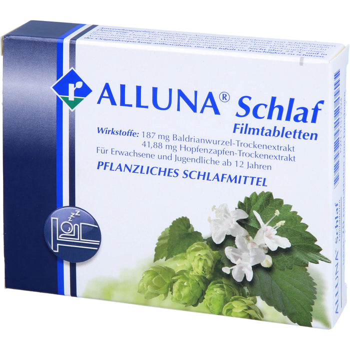 ALLUNA Schlaf Filmtabletten, 20 pc Tablettes