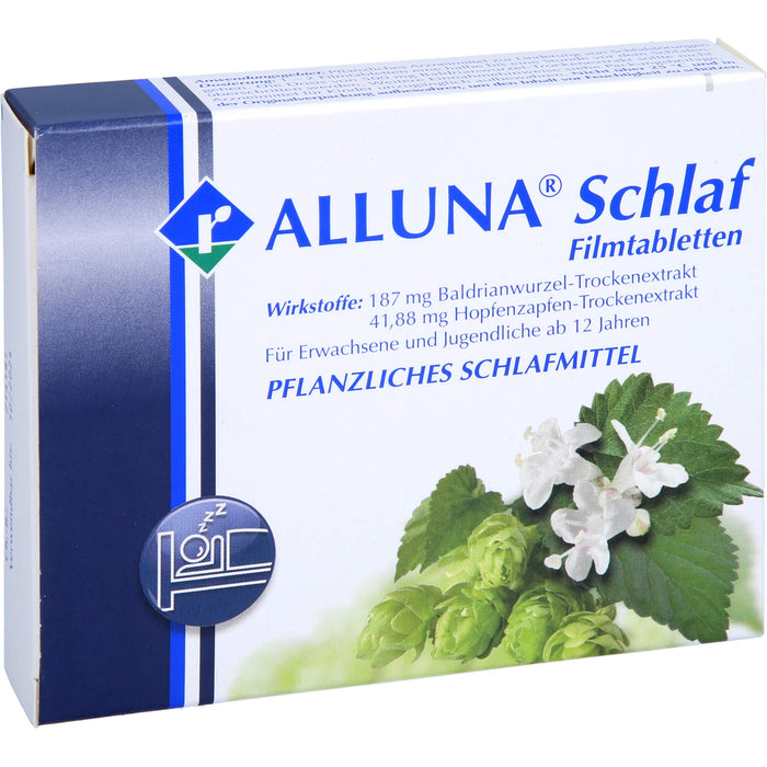 ALLUNA Schlaf Filmtabletten, 20 pc Tablettes