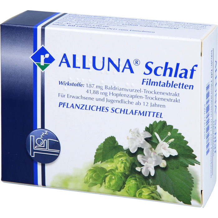 ALLUNA Schlaf Filmtabletten, 60 pc Tablettes