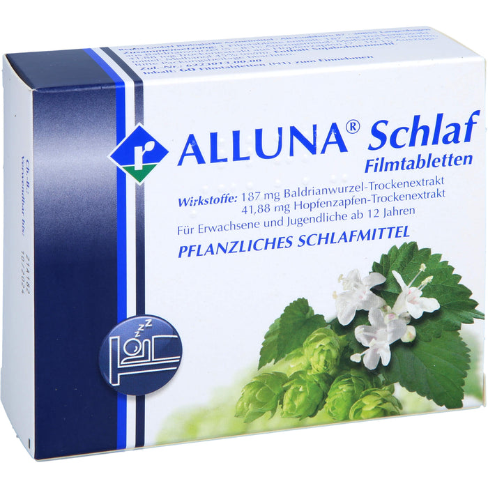 ALLUNA Schlaf Filmtabletten, 60 pc Tablettes