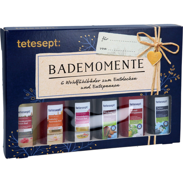 Tetesept Geschenkset Wohlfühlbäder Bademomente, 120 ml Lösung