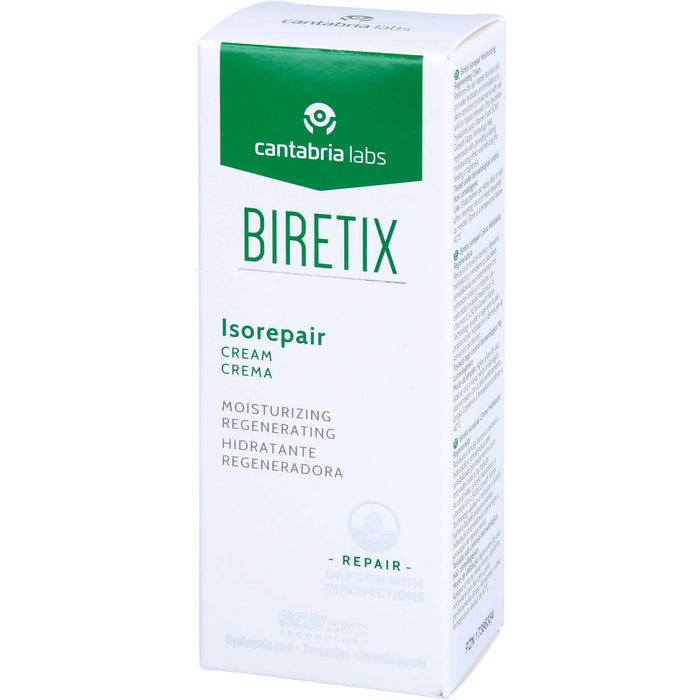 BIRETIX Isorepair Creme begleitende Pflege bei Isotretinoinbehandlung, 50 ml Cream