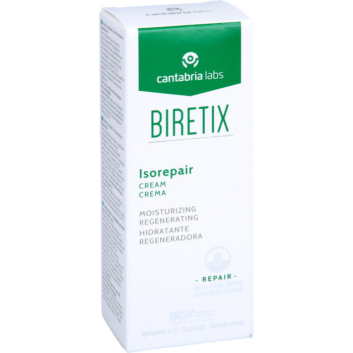 BIRETIX Isorepair Creme begleitende Pflege bei Isotretinoinbehandlung, 50 ml Cream