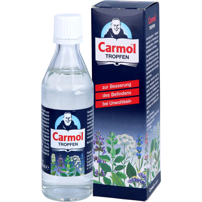 Carmol Tropfen zur Besserung des Befindens bei Unwohlsein, 80 ml Lösung