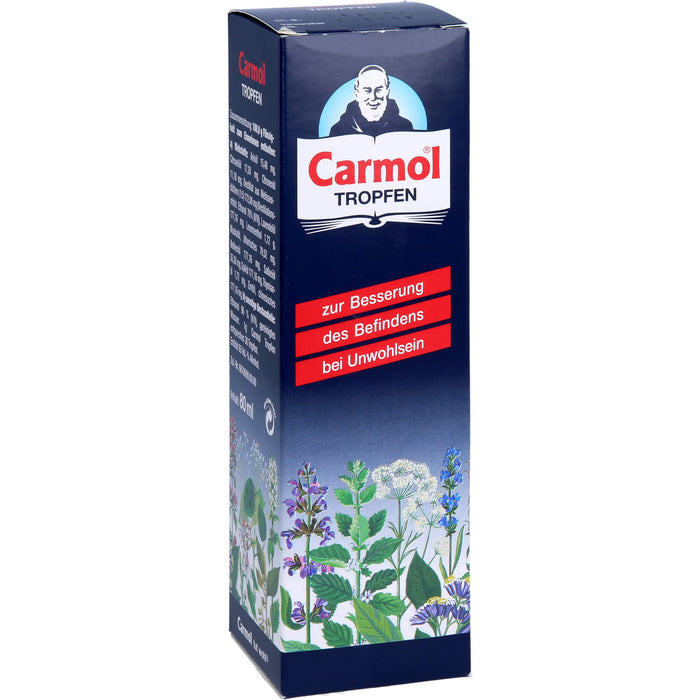 Carmol Tropfen zur Besserung des Befindens bei Unwohlsein, 80 ml Lösung
