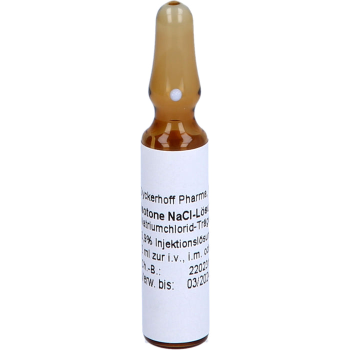 Isotone NaCl-Lösung ASmedic®, Natriumchlorid-Trägerlösung 0,9% Injektionslösung, 2 ml, 10X2 ml ILO