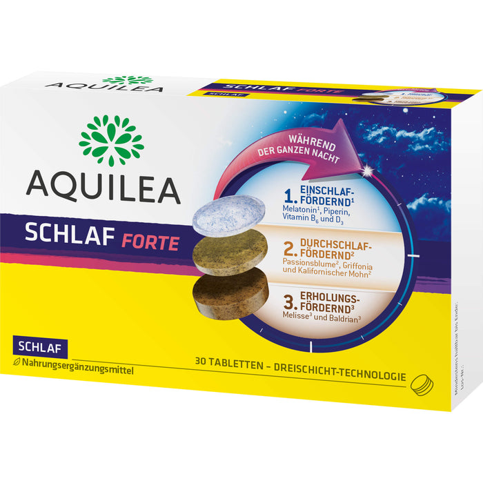 AQUILEA Schlaf forte Tabletten, 30 pc Tablettes
