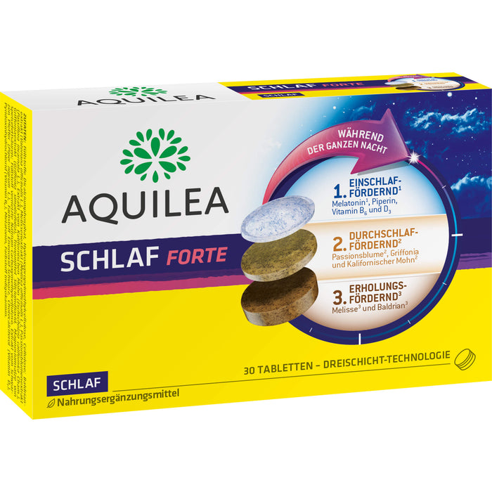 AQUILEA Schlaf forte Tabletten, 30 pc Tablettes
