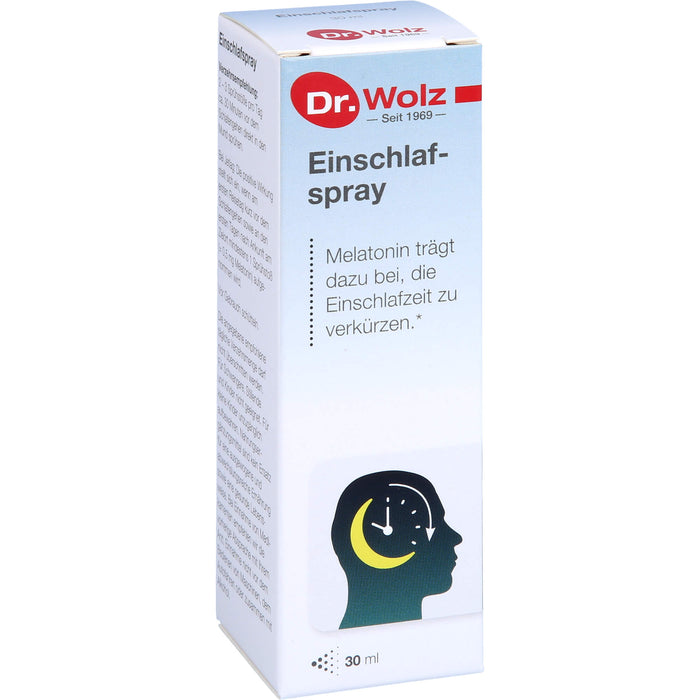 Dr. Wolz Einschlafspray optimale Kombination mit Melatonin und Passionsblumenextrakt, 30 ml Lösung