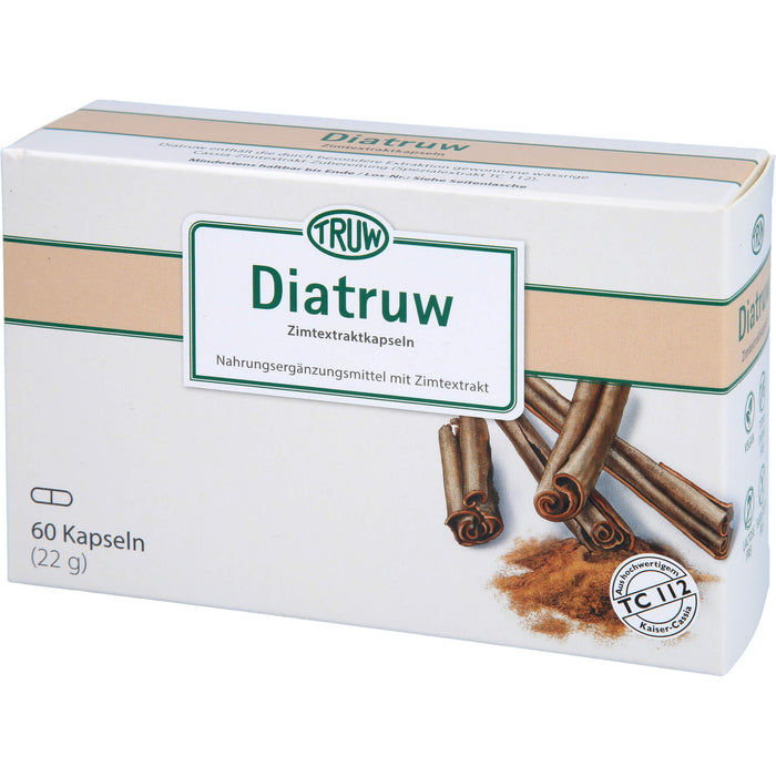Diatruw Zimtextraktkapseln, 60 pc Capsules