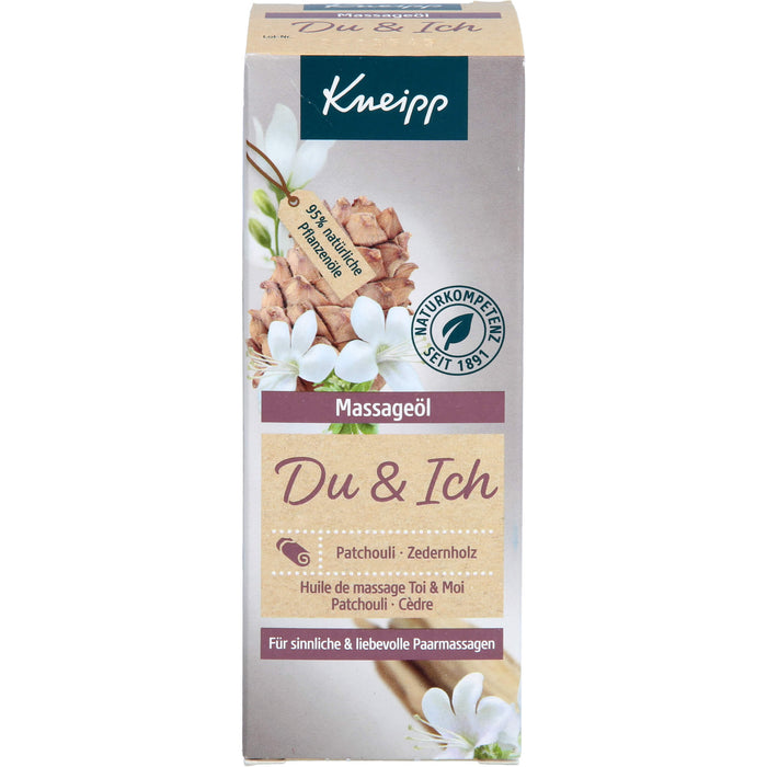 Kneipp Massageöl Du & Ich, 100 ml OEL