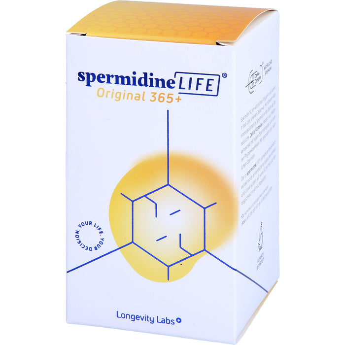 SpermidineLIFE Original 365+ Kapseln zur Unterstützung der körpereigenen Zellerneuerung, 60 pcs. Capsules