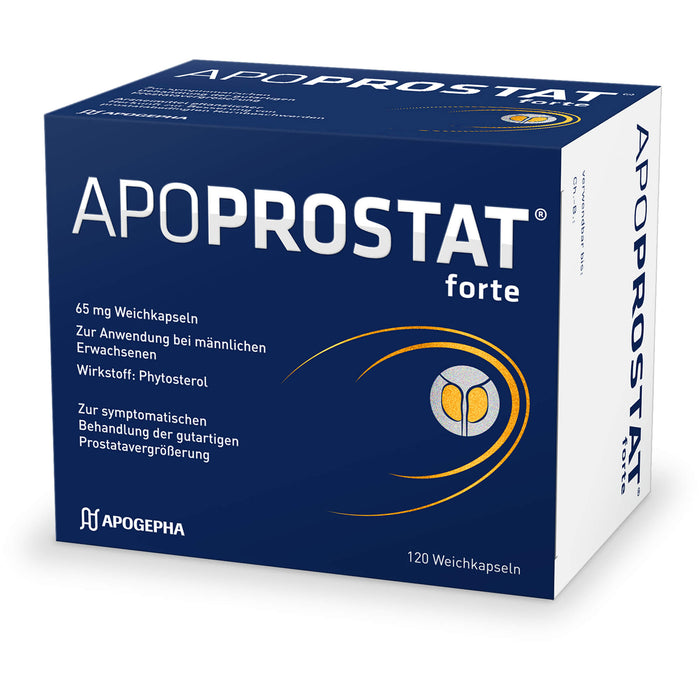 APOPROSTAT forte 65 mg Weichkapseln bei gutartigen Prostatavergrößerung, 120 pc Capsules