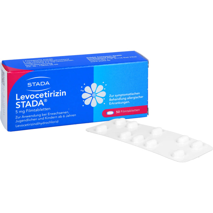 Levocetirizin STADA® 5 mg Filmtabletten, 50 St FTA