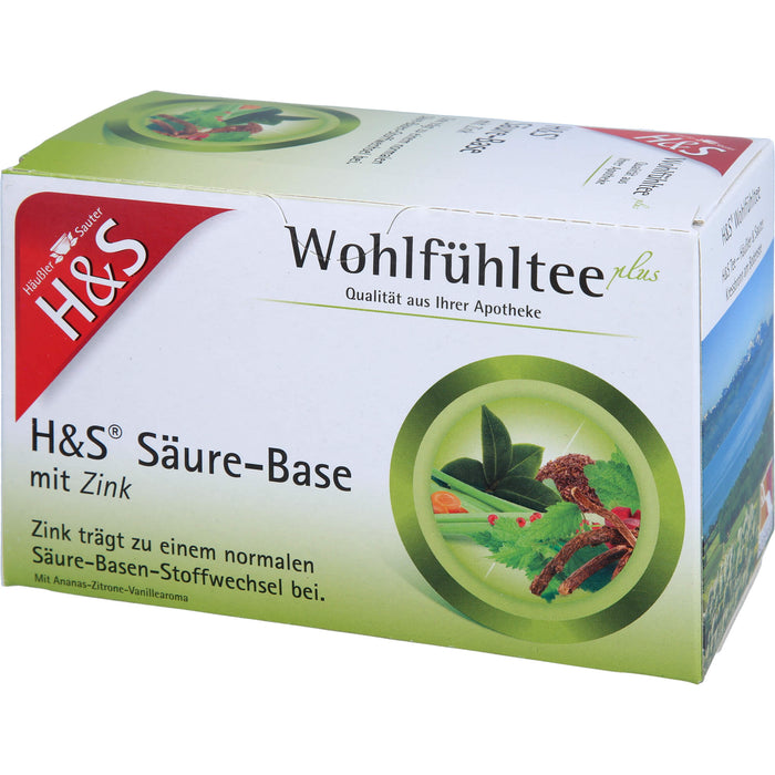 H&S Säure-Basentee mit Zink, 20 g Filter bag