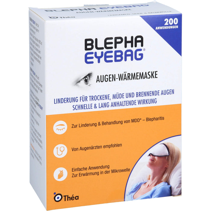 BLEPHA EYEBAG Augen-Wärmemaske Linderung für trockene, müde und brennende Augen, 1 St. Masken