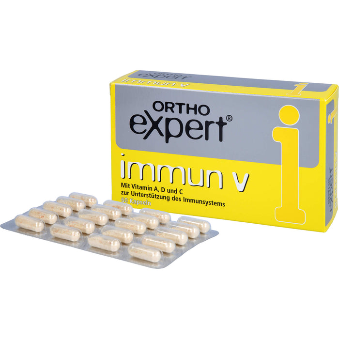 Orthoexpert Immun V Kapseln mit Vitamin A, D und C zur Unterstützung des Immunsystems, 60 pc Capsules