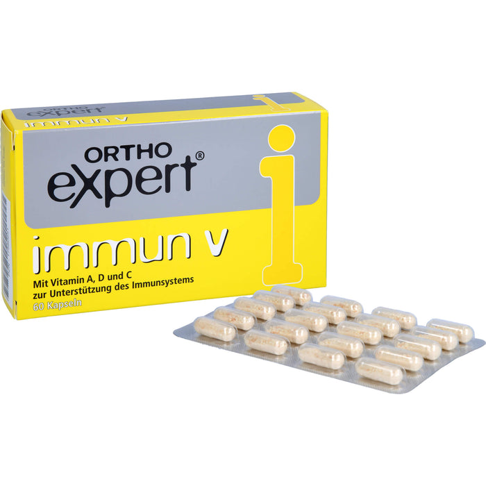 Orthoexpert Immun V Kapseln mit Vitamin A, D und C zur Unterstützung des Immunsystems, 60 pc Capsules