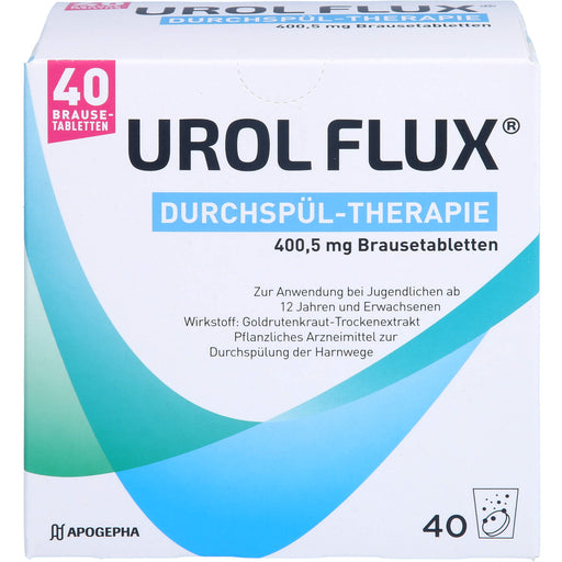 UROL FLUX Durchspül-Therapie 400,5 mg Brausetabletten, 40 St. Brausetabletten