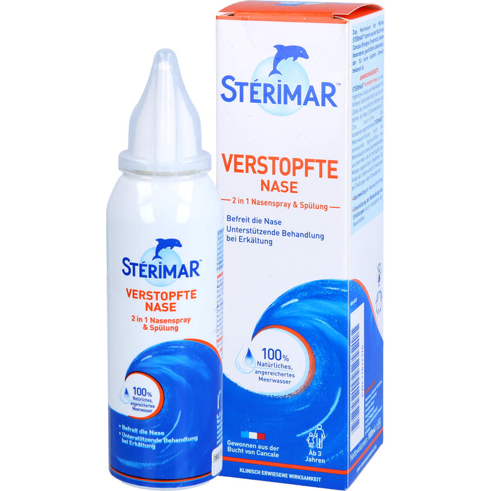 Sterimar Nasenspray Verstopfte Nase, 100 ml Lösung
