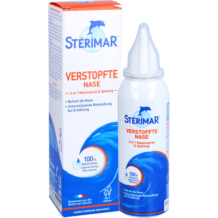 Sterimar Nasenspray Verstopfte Nase, 100 ml Lösung