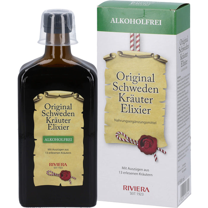RIVIERA Original Schwedenkräuter alkoholfrei, 500 ml Lösung