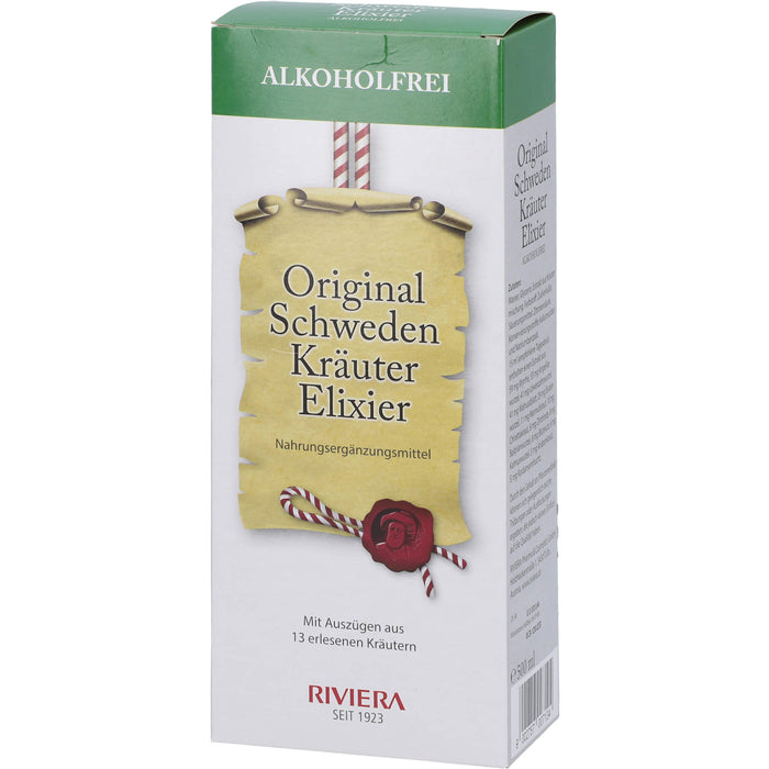 RIVIERA Original Schwedenkräuter alkoholfrei, 500 ml Lösung