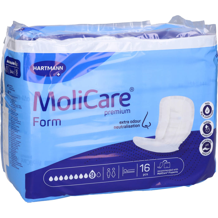 MoliCare Premium Form 9 Tropfen Inkontinenzeinlagen, 16 pcs. Insoles
