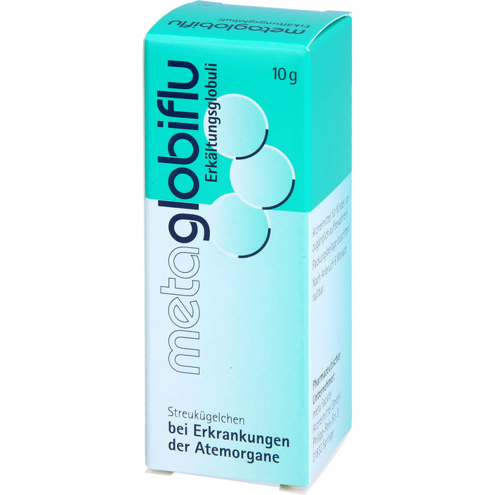 Metaglobiflu Globuli bei Erkrankungen der Atemorgane, 10 g Globules