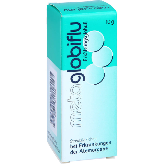 Metaglobiflu Globuli bei Erkrankungen der Atemorgane, 10 g Globules