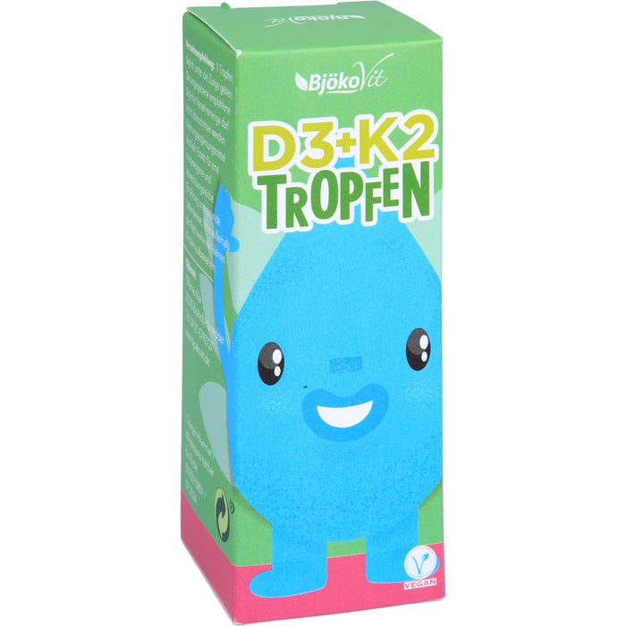BjökoVit Vitamin D3 + K2 Tropfen für Kinder, 10 ml Solution