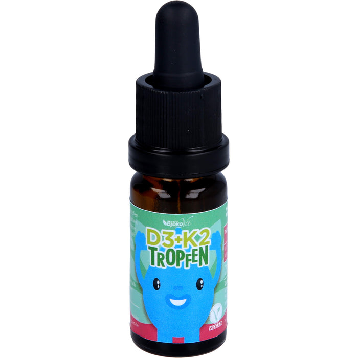 BjökoVit Vitamin D3 + K2 Tropfen für Kinder, 10 ml Solution