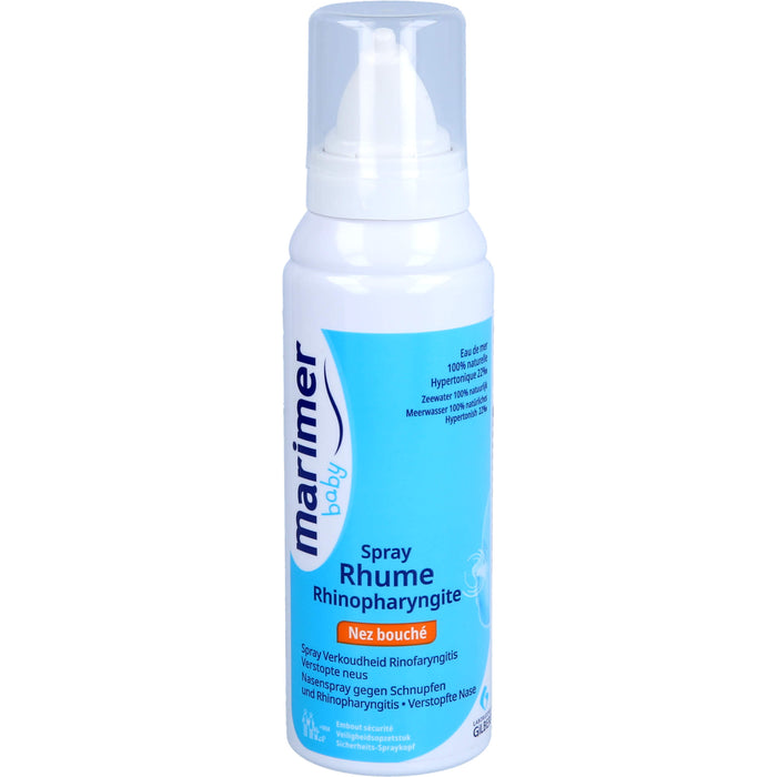 Marimer Baby Nasenspray bei Schnupfen, Rhinopharyngitis, 100 ml Solution