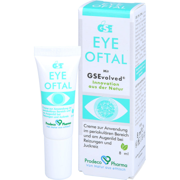 GSE Eye Oftal Creme bei Reizungen und Juckreiz am Augenlid, 8 ml Cream