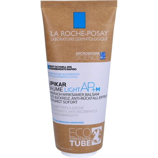 La Roche-Posay Lipikar Baume Light AP+M für empfindliche, zu Neurodermitis neigende Haut, 200 ml Balsam