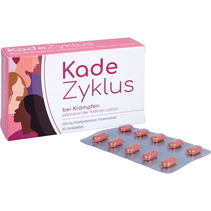 KadeZyklus bei Krämpfen während der Menstruation Filmtabletten, 30 St. Tabletten