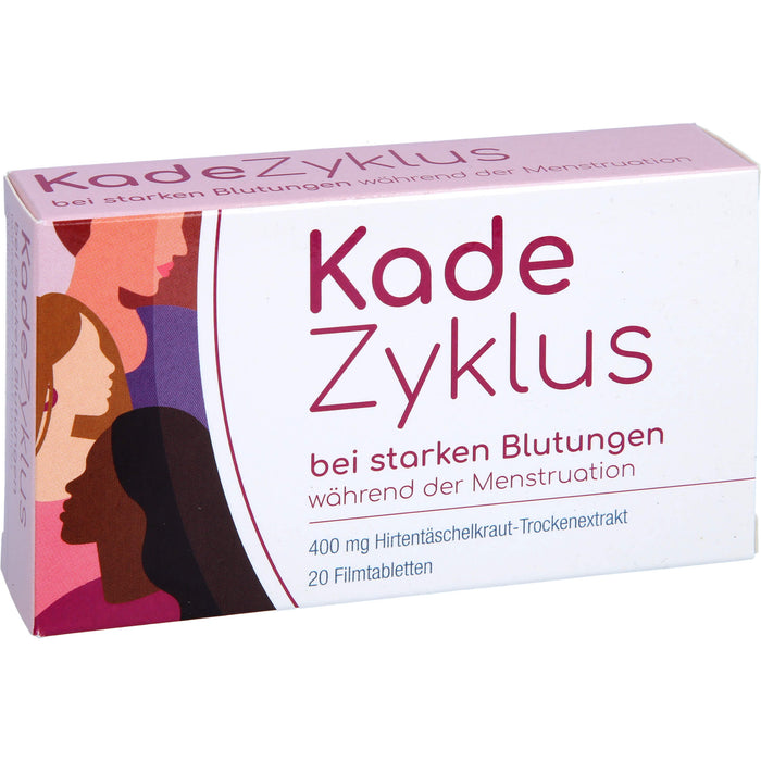KadeZyklus bei starken Blutungen während der Menstruation 400 mg Filmtabletten, 20 pcs. Tablets
