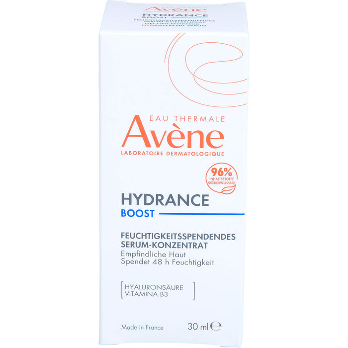 Avène Hydrance Boost feuchtigkeitsspendendes Serum für trockene Haut, 30 ml Lösung