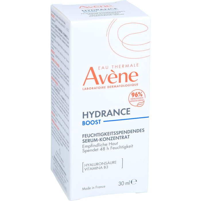 Avène Hydrance Boost feuchtigkeitsspendendes Serum für trockene Haut, 30 ml Lösung