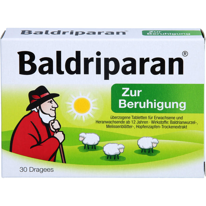 Baldriparan Dragees zur Beruhigung, 30 St. Dragees