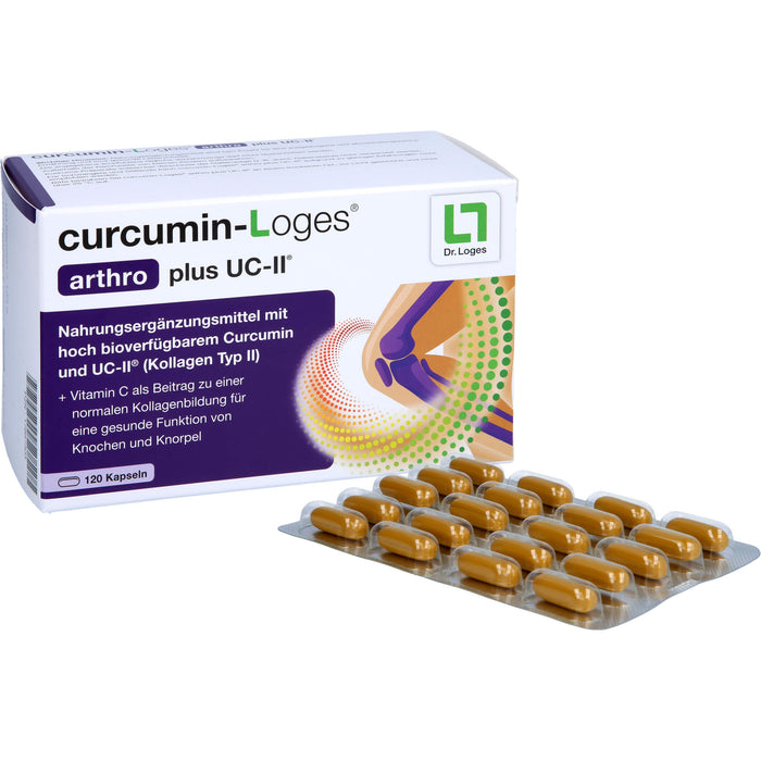 Curcumin-Loges Arthro plus UC-II Kapseln, 120 pc Capsules