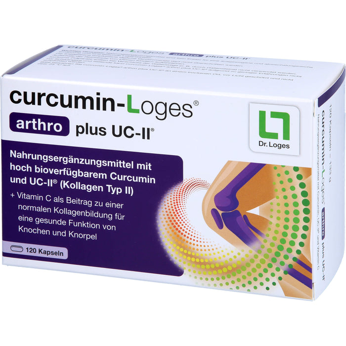 Curcumin-Loges Arthro plus UC-II Kapseln, 120 pc Capsules