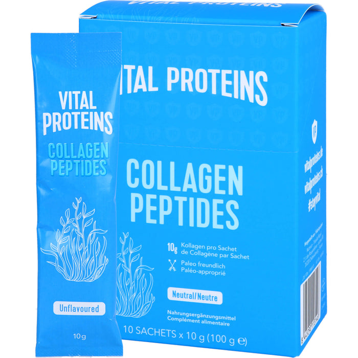 VITAL PROTEINS Collagen Peptides Pulver mit neutralem Geschmack, 10 pc Poudre