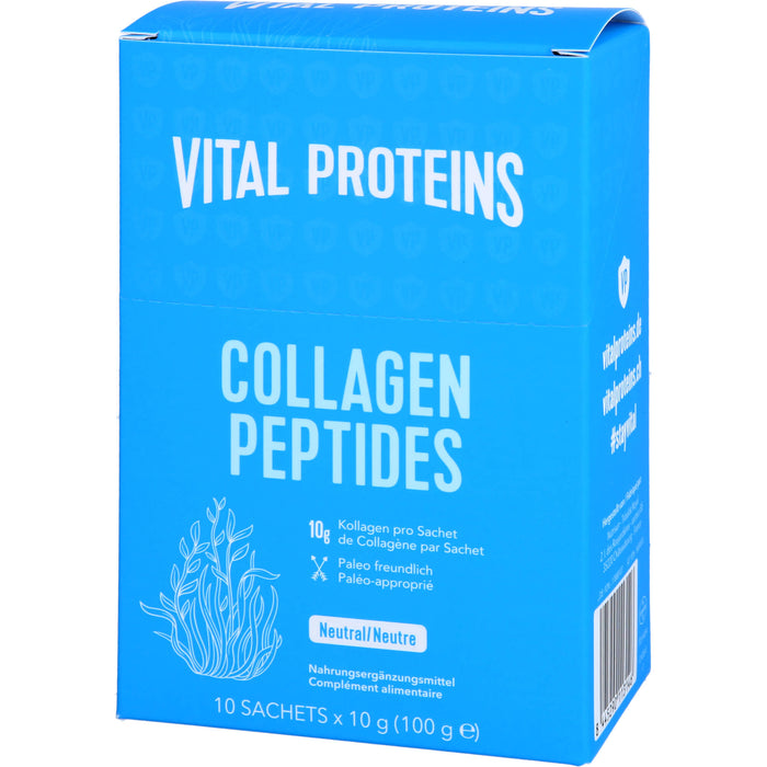 VITAL PROTEINS Collagen Peptides Pulver mit neutralem Geschmack, 10 pc Poudre