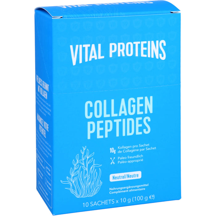 VITAL PROTEINS Collagen Peptides Pulver mit neutralem Geschmack, 10 pc Poudre