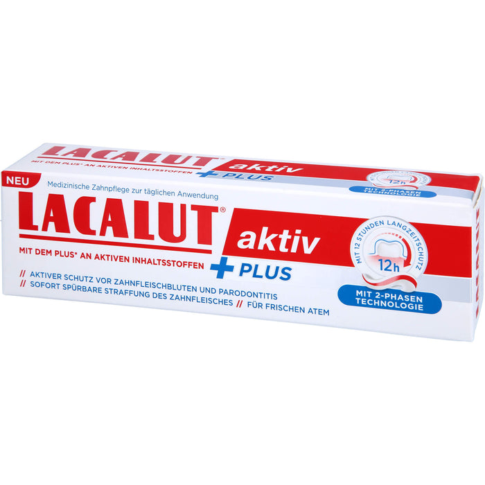 Lacalut aktiv plus Zahnpflege, 75 ml Dentifrice