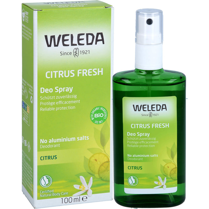 WELEDA Citrus Fresh Deo Spray, 100 ml Solution