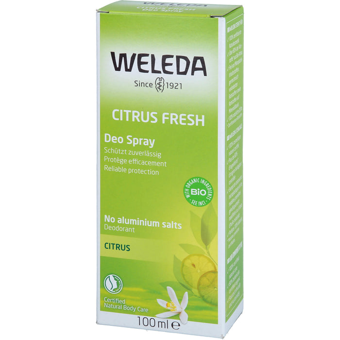 WELEDA Citrus Fresh Deo Spray, 100 ml Solution