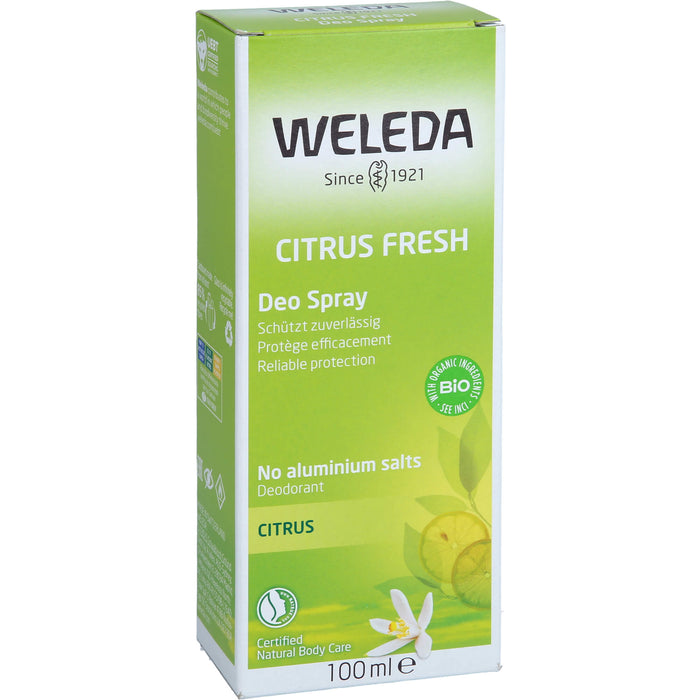 WELEDA Citrus Fresh Deo Spray, 100 ml Solution